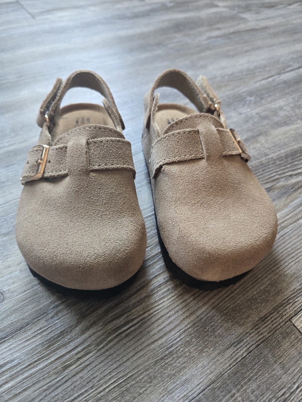 Project Cloud Kids Suede Clogs with Adjustable Buckle